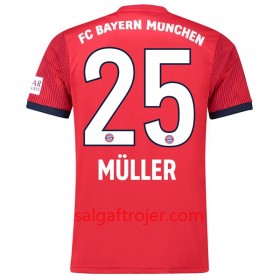 FC Bayern München Fodboldtrøjer Muller 25 Hjemmebanesæt 2018/19 Kort ærmer